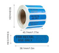 Rectal Use Stickers - 500X Adhesive Permanent Labels, Joke Prank Novelty Tags, Warning Humor Design, Party Entertainment Accessory, Adult Gag Supply, Bold Print Material | Joke Labels for Adul