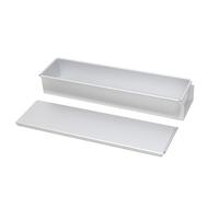 Rectangular Cake Pan - Aluminum 40x10x6cm | Loaf Baking Tin | Kitchen Oven