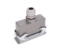 Rectangular H24b-He-024-1 Connettori Per Impieghi Gravosi Potenza Linea 24 Cores 16a 500v Presa a Vite Aviation Per Piedi a Vite, 139x43x72mm