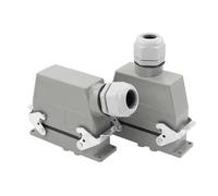 Rectangular heavy-duty connector HDC-HK-4/8 12-pin waterproof aviation industry machine tool connector socket 80 16A 500V