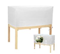 Rectangular Planter Cover - Winter Protection Sleeve | Frost Shield For Pots, Balcony Boxes, Patio Containers, Cold Weather Insulation, Snow Guard Fabric, Adjustable Drawstring, Outdoor Plant Care Wra