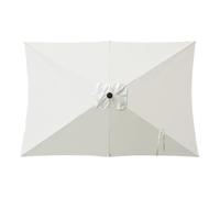 Rectangular Umbrella Replacement Canopy 2x3m - Polyester Beige Khaki Dark Green Gray UPF30+ - Waterproof UV Protection Tear Resistant Patio Garden Sun Shade Top Cover