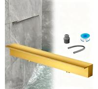 Recu Waterfall Spillway con connettore per tubi, perfetto per piscine e giardini all'aperto, migliora l'esteticaFacile da installare, ideale per giochi d'acqua