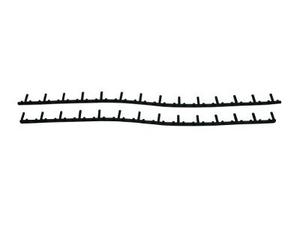 Recubrimiento goma xilófono soprano y alto (juego)