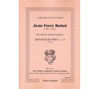 Recueil de douze Sonates. Sonates en trio 1 - 3 pour 2 violon, Basse pour viole avec la Basse chiffrée/per violino, Bass gambe e B.C. (Partitur und Stimmen)