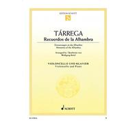 Recuerdos de la Alhambra: Souvenirs de l'Alhambra. cello and piano.