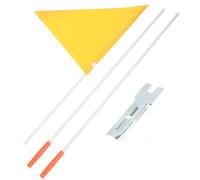 Recumbent Bike Flags Triangular Bandiera Della Bici Sicurezza Bicicletta