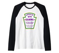 Recupera il ritardo con la nonna Fun Gag Regali per Mimi per la festa della mamma Maglia con Maniche Raglan