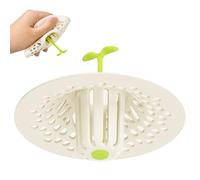 Recuperatore Capelli Doccia con Manico a Germoglio | Protettore per Scarico in Silicone - Accessorio Bagno in Silicone per Casa Bagno Appartamento