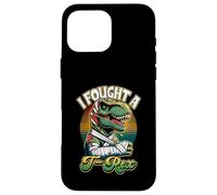 Recupero Braccio Rotto Bambini Ragazzi Dinosauro Ho Combattuto Un T-rex Custodia per iPhone 16 Pro Max