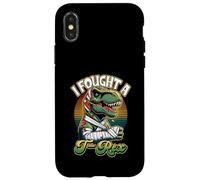 Recupero Braccio Rotto Bambini Ragazzi Dinosauro Ho Combattuto Un T-rex Custodia per iPhone X/XS