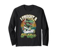 Recupero Braccio Rotto Bambini Ragazzi Dinosauro Ho Combattuto Un T-rex Maglia a Manica