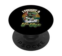 Recupero Braccio Rotto Bambini Ragazzi Dinosauro Ho Combattuto Un T-rex PopSockets PopGrip Adesivo