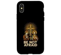 Recupero chirurgico vintage da uomo Catholic Pride Be Not Afraid Custodia per iPhone X/XS