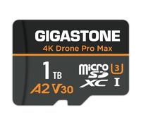 Recupero dati per 5 anni: scheda micro SD GIGASTONE da 1 TB, drone 4K Pro Max, A2 V30 per drone DJI o Action Camera, GoPro, registrazione video 4K UHD, R/W fino a 150/130 MB/s, UHS-I U3 C10 classe 10