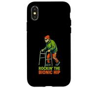 Recupero dell'anca Rockin The Bionic Hip Fun Womens Get Well Custodia per iPhone X/XS