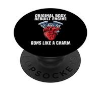 Recupero di chirurgia a cuore aperto del motore ricostruito originale del corpo PopSockets PopGrip Adesivo