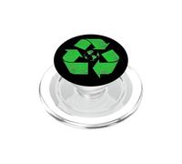 RECYCLE SYMBOL LOGO EARTH DAY GREEN DEAL CLIMATE CHANGE PopSockets PopGrip per MagSafe
