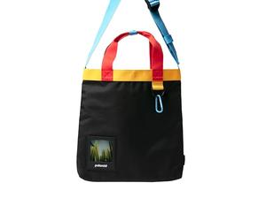 Recycled Ripstop Tote - Nero/Multicolore