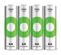 Recyko Set Di 4 Batterie Ricaricabili Mignon AA 2100 mAh NiMH 1,2 V