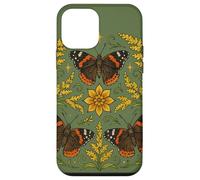 Red Admiral Butterfly Mandala Simmetria con la natura ispirata Custodia per iPhone 12 mini