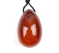 Red Agate Massage Egg 3 Pcs Set Yoni Ball Natural Crystal Jade Stone Kegel Exercise Tool Muscolo Del Pavimento Pelvico,45x30 Mm