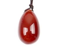 Red Agate Massage Egg 3 Pcs Set Yoni Ball Natural Crystal Jade Stone Kegel Exercise Tool Muscolo Del Pavimento Pelvico,40x25 Mm