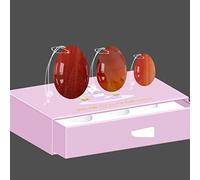 Red Agate Yoni Egg Quartz Eggs Set Stringere Crystal Ben Wa Ball Kegel Exercise,Uovo In Corda Di Silicone-P