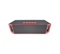 (Red)Altoparlante Bluetooth Moda Semplice Classico Casa Esterno Portatile Wireless Auto
