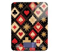 Red and Black Poker Board Grid perdita di peso cibo bilancia da cucina 5 kg/5 g, scala digitale piccoli grammi con 4 unità per preparazione di pasti cheto cottura báscula para cocina
