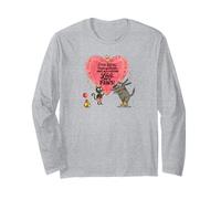 Red and Howling Love has Paws Maglia a Manica
