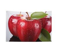 Red Apple Fruit Flag 61 x 88,9 cm No Fade Bandiera di benvenuto Giardino Cortile Casa Bandiere Decorative Giardino Cortile Cartello Interno Esterno Banner Party Home Decor
