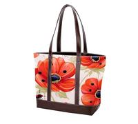 Red Art Seven Star Ladybug-2157 - Borsa a tracolla da donna, in morbida pelle lavata e borse resistenti, Multicolore 08, 33.8x12x31cm/13.3x4.7x12.2 in