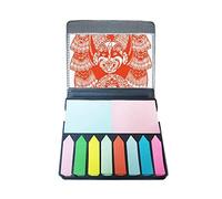 Red Beijing Opera Mask Paper-cut Self Stick Note Color Page Marker Box