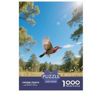 Red-bellied Woodpecker 1000 Pezzi Puzzle Semplice Per Bambini Sopra I 12 Anni Sviluppo Mentale Attività Ludica Bird Idea Regalo 70x50cm/1000pcs