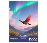 Red-bellied Woodpecker 1000 Pezzi Puzzle Semplice Per Bambini Sopra I 12 Anni Sviluppo Mentale Attività Ludica Bird Idea Regalo 70x50cm/1000pcs