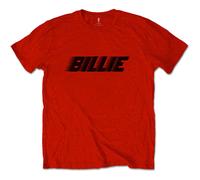 Red Billie Eilish Racer Logo & Blohsh ufficiale Uomo maglietta unisex