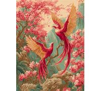 Red Birds 5000 Piece Jigsaw Puzzles for Adults, Colourful, Challenging & Brainteasing Adult puzzles 5000 Pieces Tree, Fun jigsaws for The Whole Family 61x41 inch
