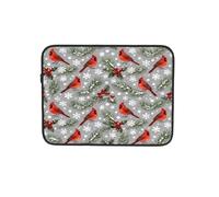 Red Birds Verde Grigio Laptop Sleeve Case Notebook Computer Pouch Tablet Valigetta Borsa da Trasporto per Lavoro 12 Pollici