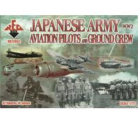 Red Box 1/72 Seconda Guerra Mondiale Giapponese Esercito Piloti & Terra Crew
