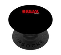 Red Break The Mold Red Graphic PopSockets PopGrip Adesivo