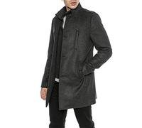 RED BRIDGE Cappotto da Uomo elegante Giacca lunga invernale Slim Fit Transformable Grigio L