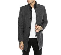 RED BRIDGE Cappotto da Uomo elegante Giacca lunga invernale Slim Fit Transformable Grigio XXL