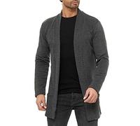 RED BRIDGE Cardigan da Uomo a Taglio Dritto e Lungo