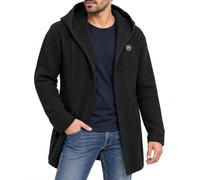 RED BRIDGE Cardigan da Uomo Giacca Lunga Cappotto con Cappuccio