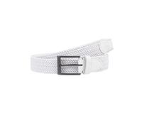 RED BRIDGE Cintura elastica per uomini e donne Intrecciata Stretch belt unisex Bianco 95