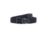 RED BRIDGE Cintura elastica per uomini e donne Intrecciata Stretch belt unisex Blu 105