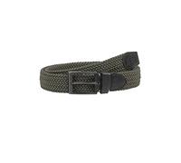 RED BRIDGE Cintura elastica per uomini e donne Intrecciata Stretch belt unisex Verde 90
