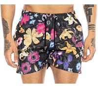 RED BRIDGE Costume da Bagno da Uomo a Rapida Asciugatura Design Tropic Jungle Nero XL