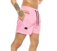 RED BRIDGE Costume da Bagno da Uomo Pantaloncini ad Asciugatura Rapida Rosa L